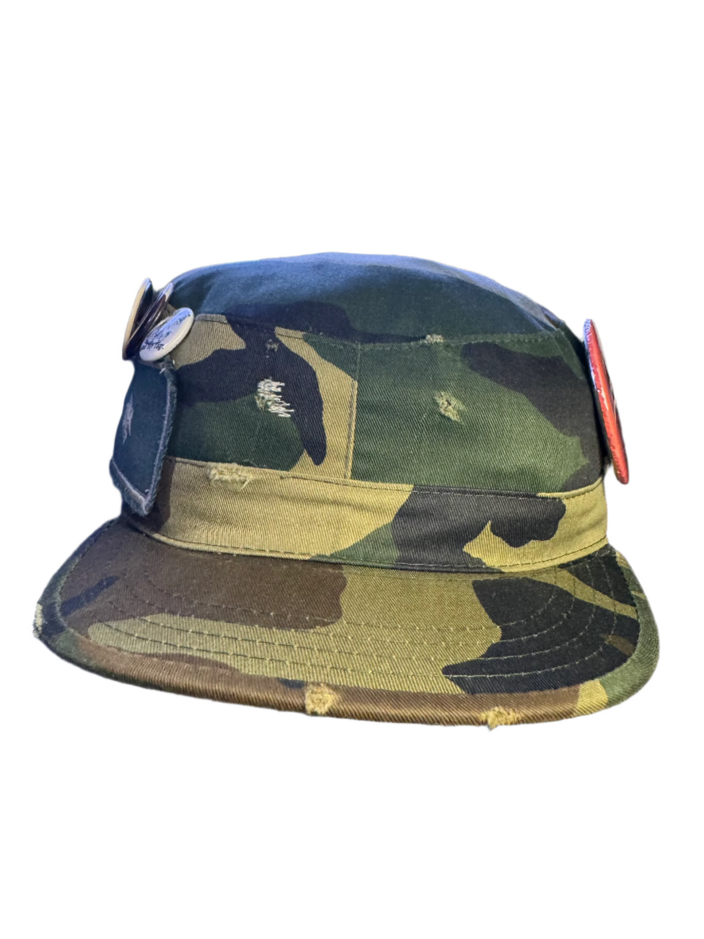 Patchwork Military Cap (Camo)