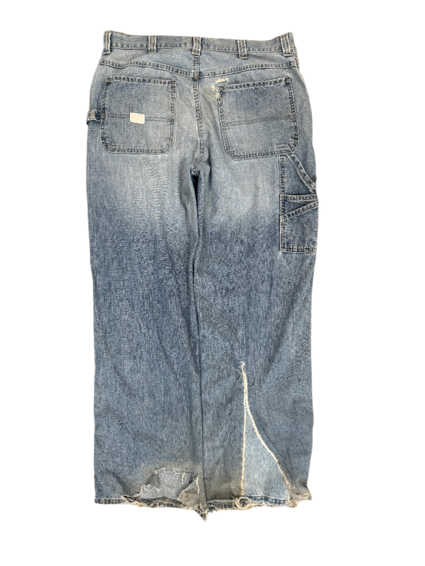 Patchwork Military Denim
